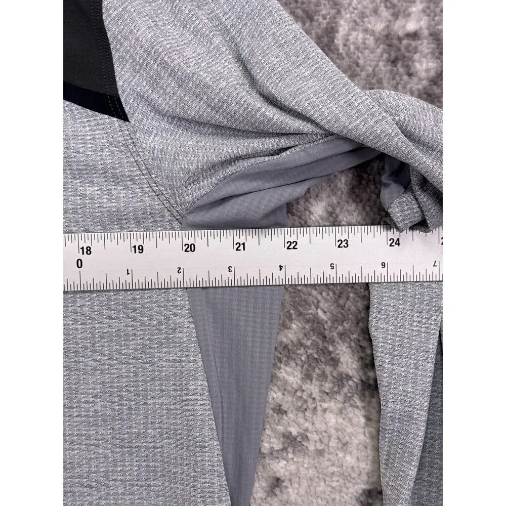 The North Face Shirt Large Mens Flashdry XD Gray 1/4 Zip Pullover Lightweight
